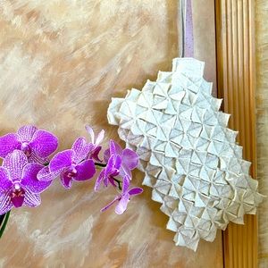 Merino Natural color Wool Clutch